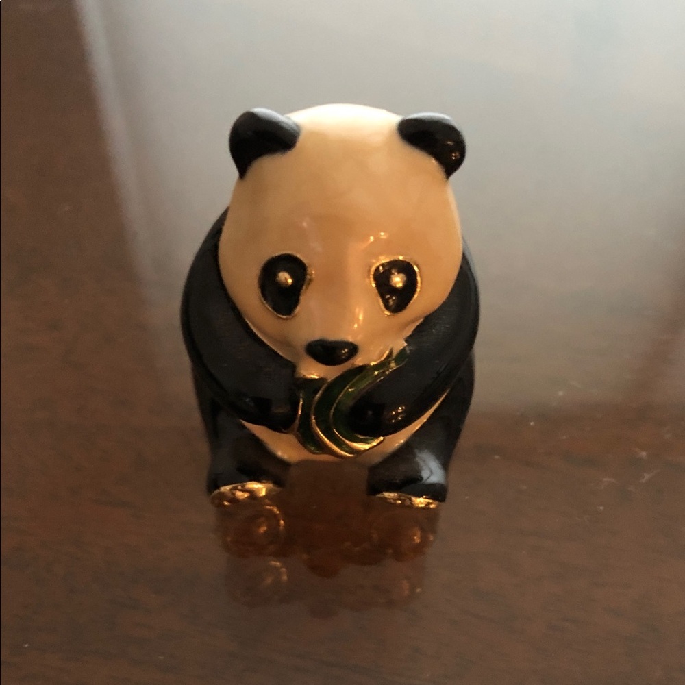 Estée Lauder Panda Bear Solid Perfume Compact.